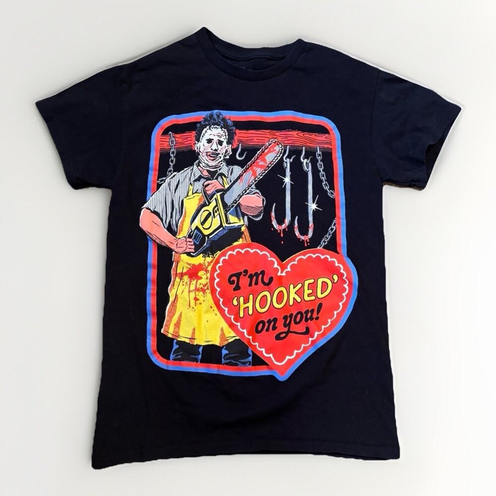 Leatherface Hooked On You Shirt Size Small Texas Chainsaw Massacre